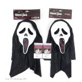 Scream Masks Signed by M Lillard & S Ulrich, JSA