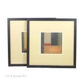 Pair of Abstract Expressionist Prints