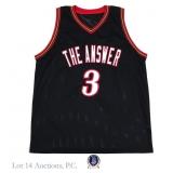 Allen Iverson (76ers) Signed #3 Jersey, Beckett