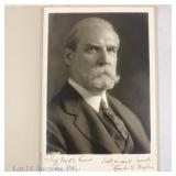 Charles Evans Hughes Autographed Photo