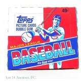 1981 Topps Baseball Cards Display Box (24 cello)