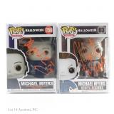 Michael Myers Funko Pop Toys, Signed w/ COA (2)
