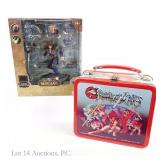 WOW Elf Action Figure & Thundercats Tin Lunch Box