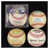 2 Signed Baseballs + 2 Bonus Balls