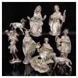Sam Philipe Sterling Silver Nativity Set