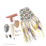 Native American Points, Pipe, Beadwork
