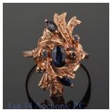 10k Rose Gold Cocktail Ring