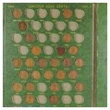 1909 - 1973 USA Lincoln Cents in Album (+124)