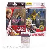 WWE Mysterio & Beth Phoenix Signed Figures, JSA