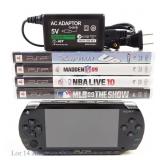 Sony PlayStation Portable Console & Games (4)