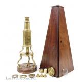 Culpeper-Type Brass Microscope (19th c)