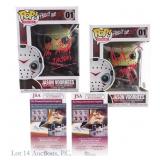 Jason Voorhees Funko Pops Hodder Lehman Signed