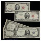 1935-1963 USA Silver Cert & Legal Notes -5