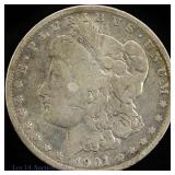 1901-S USA Silver Morgan Dollar (G)