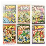X-Men #72-77 Complete Run, MARVEL Comics (6)
