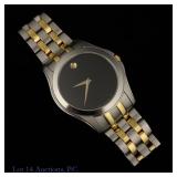 Movado Two Tone Stainless Steel Men