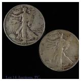 1933s & 1939d USA Silver Walking Liberty 50c (2)