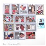 15 Game Used Basketball Jersey Cards