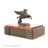 Mobil Mobilgas Bronze Pegasus Cigarette Box