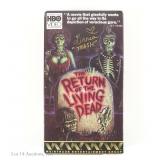 Return of the Living Dead VHS, Signed by Trash