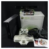XBox 360 S Console, Kinect, Games (5), Accessories