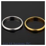 10k White & Yellow Gold Rings (2)