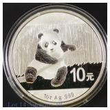 2014 China .999 Fine Silver 1ozt. Panda