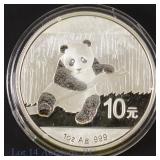 2014 China .999 Fine Silver 1ozt. Panda