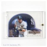 Derek Jeter 1997 Donruss Hard Hats Card