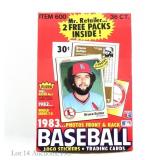 1983 Fleer Baseball Card Display Box (38 Packs)