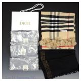 Five Dior Scarves
