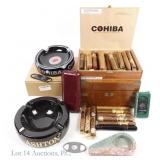 19 Cigars, Dunhill Humidor, Ashtrays & More
