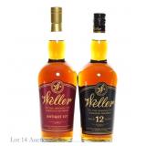 Weller 12 Year & Weller Antique 107 Bourbon (2)