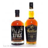Stagg Barrel Proof, Weller 12 Year Bourbon Whiskey