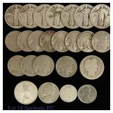 Eclectic Mix Silver & Non-Silver Coins (24)