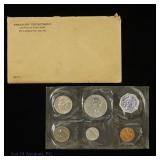 1961 (P) USA 5-Coin Silver Proof Set in OGP
