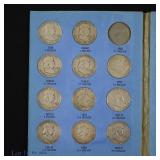 1948 - 1963 USA 90%-Silver Franklin 50c (27)