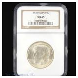 1936 USA Silver Elgin IL 100th Ann 50c (NGC MS 65)