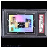 2002 Topps Tribute Santo / Banks Relic PSA 8