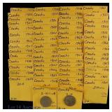 1922 - 1969 Czech Various Copper Coins (59)