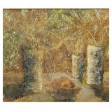 Large Textured Oil Painting