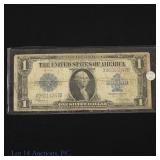 1923 $1 USA Silver Certificate - Blue Seal