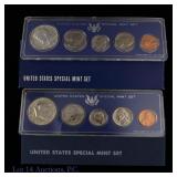 1966 (S) USA Silver Special Mint Sets in OGP (2)