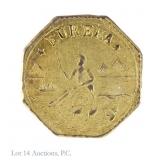 1875 USA California Octagon Eureka Gold Token