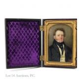 Victorian Hinged Portrait Gutta Percha