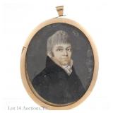 Memento Mori 1809 Portrait Miniature