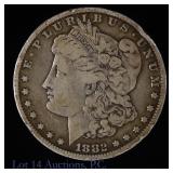1882-CC USA Silver Morgan Dollar