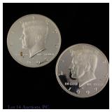 1995s & 1997s USA 90%-Silver Proof Kennedy 50c (2)