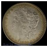 1883-O USA Silver Morgan Dollar (*MS63+)