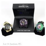 Invicta Collectible DC Superhero Watches (3)